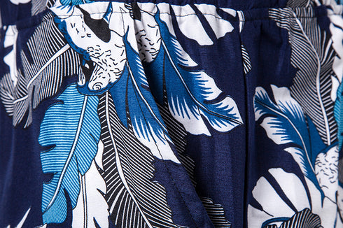 Men's Printed Casual Summer Shorts with Pockets