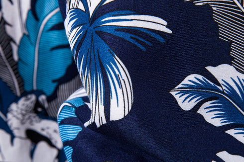 Men's Printed Casual Summer Shorts with Pockets