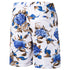 Men's Printed Drawstring Casual Summer Beach Shorts