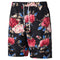 Men's Printed Drawstring Casual Summer Beach Shorts