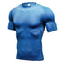 Men's Printing Running Fitness Short Sleeve Skinny T-shirt