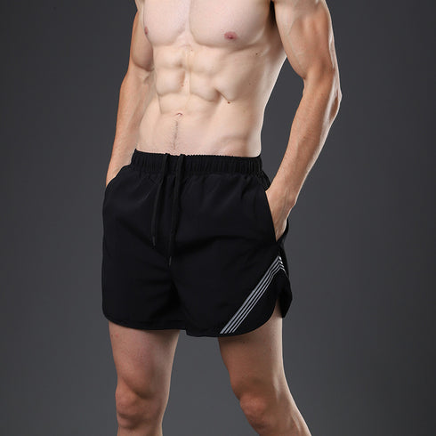 Men's Quick-Dry Athletic Jogger Shorts with Pockets