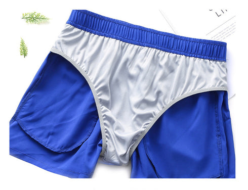 Men's Quick-Dry Athletic Running Shorts with lined