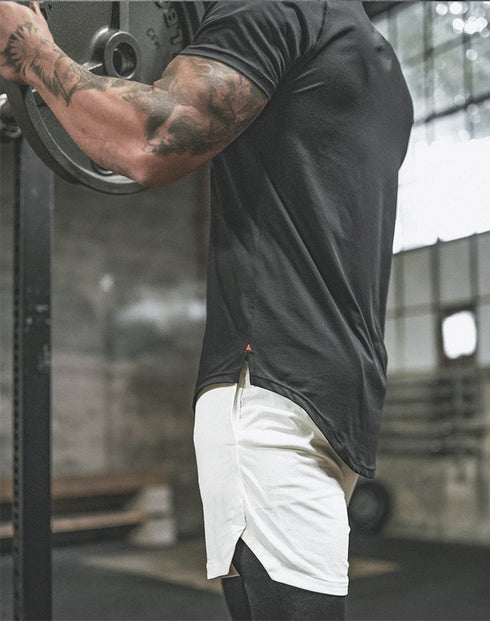 Men’s Quick Dry 2 in 1 Running Shorts with Phone Pockets