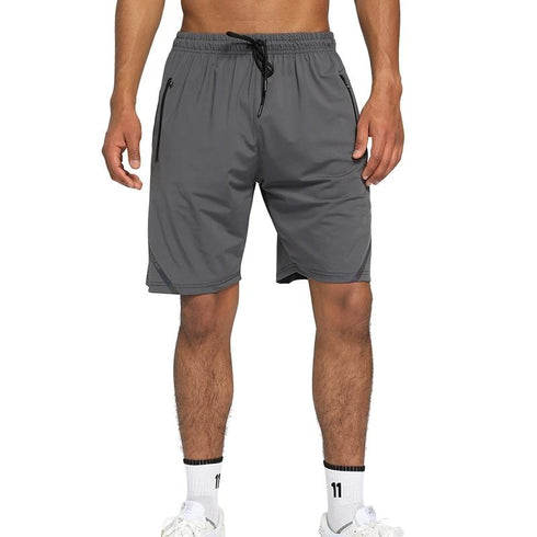 Men's Quick Dry Athletic Hiking Shorts with Zip Pockets