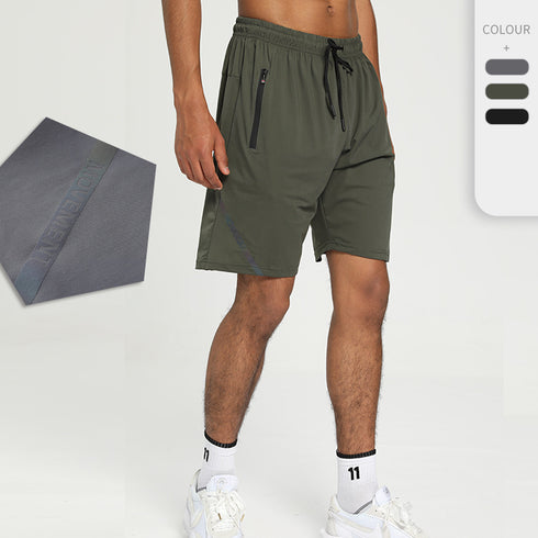 Men's Quick Dry Athletic Hiking Shorts with Zip Pockets