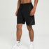 Men's Quick Dry Athletic Hiking Shorts with Zip Pockets