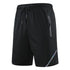 Men's Quick Dry Athletic Hiking Shorts with Zip Pockets