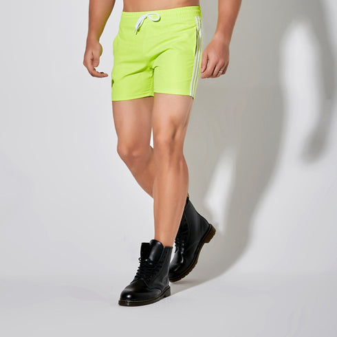Men's Quick Dry Beach Shorts with Elastic Waistband