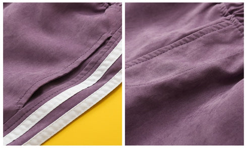 Men's Quick Dry Beach Shorts with Elastic Waistband