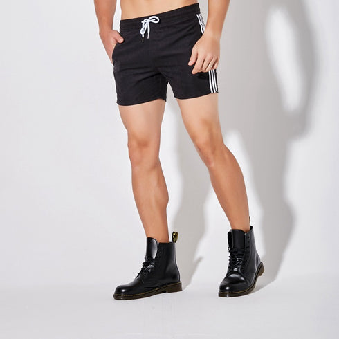 Men's Quick Dry Beach Shorts with Elastic Waistband