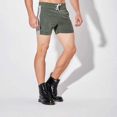 Men's Quick Dry Beach Shorts with Elastic Waistband