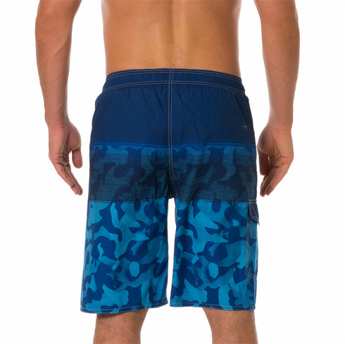 Men's Quick Dry Beach Trunks Swimwear with Mesh Lining