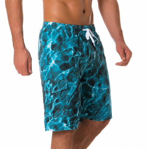 Men's Quick Dry Big & Tall Board Shorts with Mesh Lining