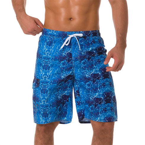 Men's Quick Dry Big & Tall Board Shorts with Mesh Lining