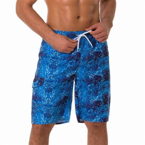 Men's Quick Dry Big & Tall Board Shorts with Mesh Lining