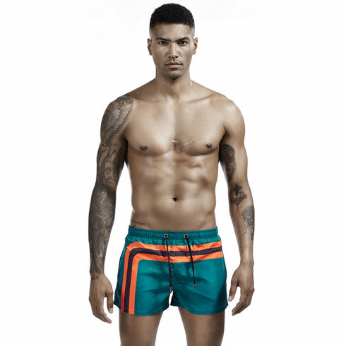 Men's Quick Dry Casual Fit Drawstring Beach Shorts