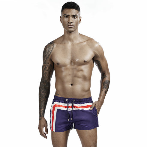 Men's Quick Dry Casual Fit Drawstring Beach Shorts