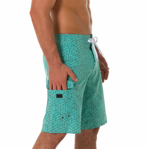 Men's Quick Dry Elastic Waist Surf Swim Trunks
