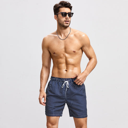 Men's Quick Dry Funny Printed Swim Trunks with Mesh Lining