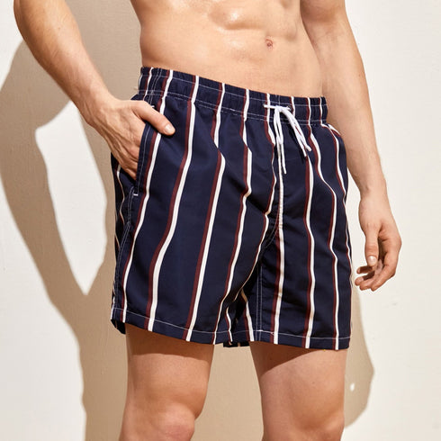 Men's Quick Dry Funny Printed Swim Trunks with Mesh Lining