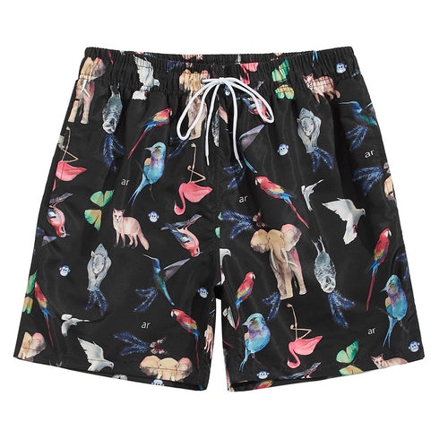 Men's Quick Dry Holiday Swim Trunks Beach Board Shorts