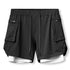 Men's Quick Dry Lightweight Gym Jogger Shorts with Liner