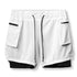 Men's Quick Dry Lightweight Gym Jogger Shorts with Liner