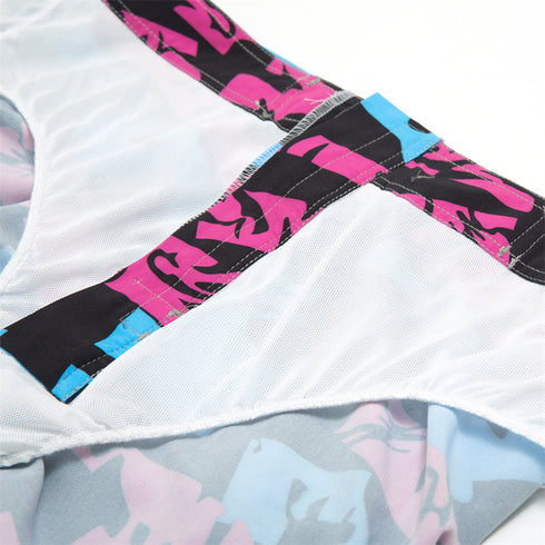 Men's Quick Dry Lightweight Swim Trunks with Lining