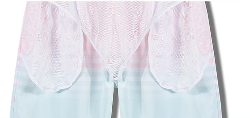 Men's Quick Dry Loose Fit Beach Shorts with Lined