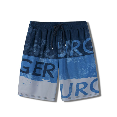 Men's Quick Dry Loose Fit Beach Shorts with Lined