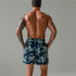 Men's Quick Dry Printed Beach Board Shorts with Mesh Lining