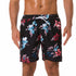Men's Quick Dry Printed Outdoor Swim Trunks with Mesh Lining