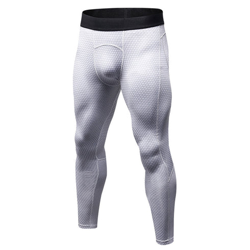 Men's Quick Dry Running Skinny Printing Stretchy Pants