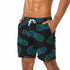 Men's Quick Dry Surf Sailboat Shorts with Elastic Waist