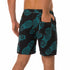 Men's Quick Dry Surf Sailboat Shorts with Elastic Waist