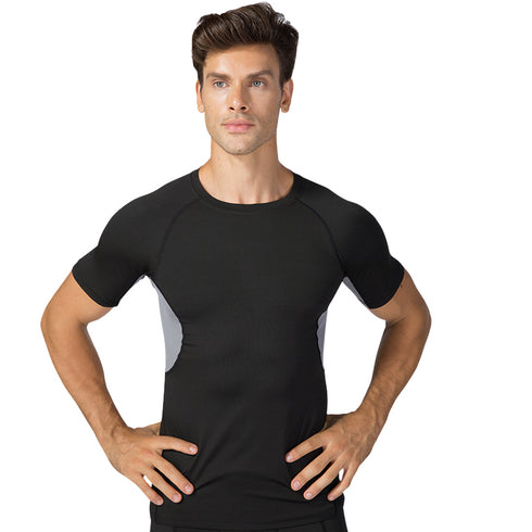 Men's Quick Dry Workout Exercise Running Skinny T-shirt