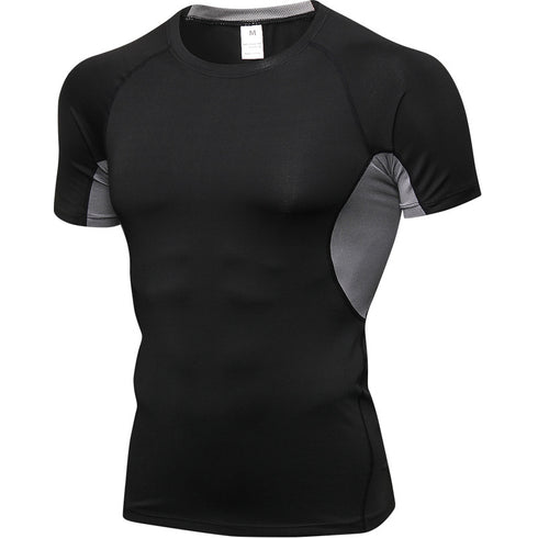 Men's Quick Dry Workout Exercise Running Skinny T-shirt