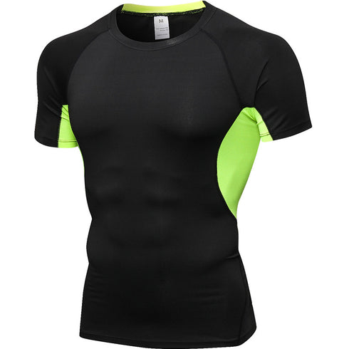 Men's Quick Dry Workout Exercise Running Skinny T-shirt