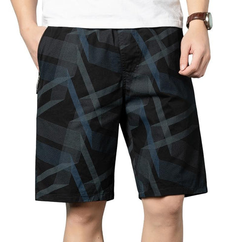 Men's Relaxed Fit High Waist Cotton Sweat Workout Shorts