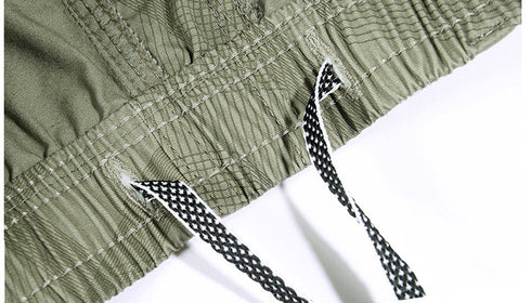 Men's Relaxed Fit High Waist Cotton Sweat Workout Shorts