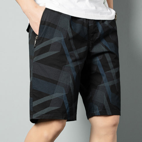 Men's Relaxed Fit High Waist Cotton Sweat Workout Shorts