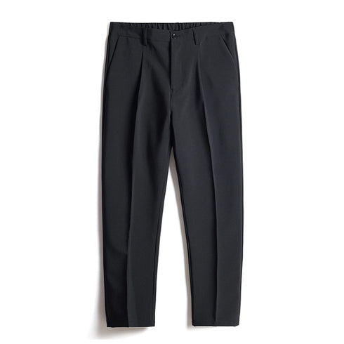 Men’s Relaxed Fit Pleated Stretch Dress Pants
