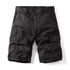 Men's Relaxed Fit Solid Hiking Athletic Cargo Shorts