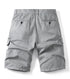 Men's Relaxed Fit Solid Hiking Athletic Cargo Shorts