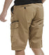 Men's Relaxed Fit Solid Hiking Athletic Cargo Shorts