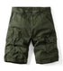 Men's Relaxed Fit Solid Hiking Athletic Cargo Shorts