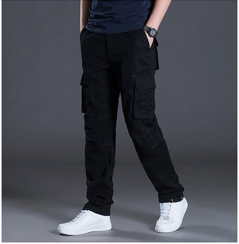 Men's Thick Relaxed Fit Work Camo Cargo Pants