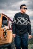 Men's Rhombus Soft Casual Plus Size Sweater