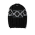 Men's Rhombus Soft Casual Plus Size Sweater